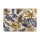 Covor de exterior CAPPUCCINO 80x165 cm auriu/gri/alb