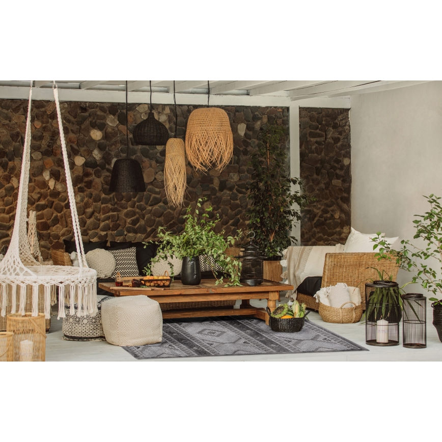 Covor de exterior CHIARA 120 x 170 cm, gri