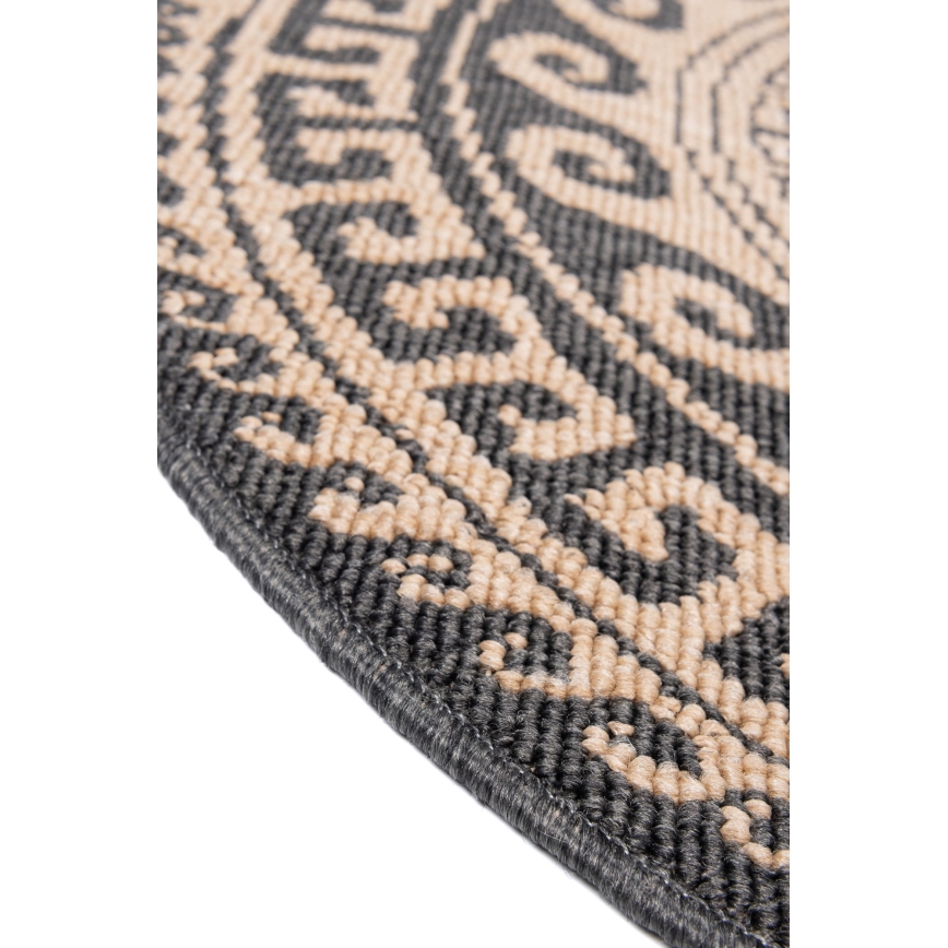Covor de exterior DELMAR, 80 cm, maro/bej