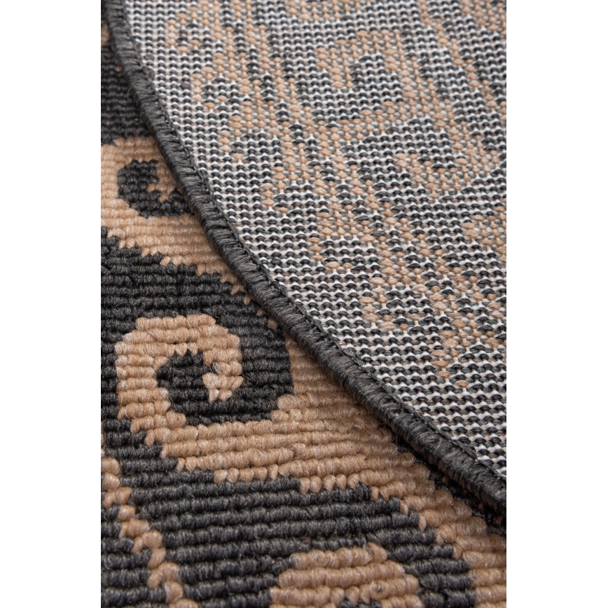 Covor de exterior DELMAR, 80 cm, maro/bej