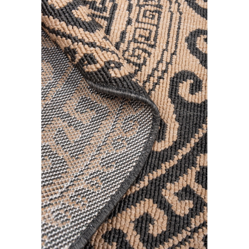 Covor de exterior DELMAR, 80 cm, maro/bej