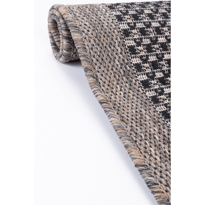 Covor de exterior EXPRESS 60 x 100 cm, maro