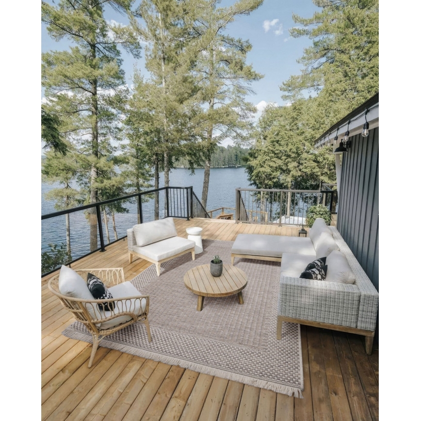 Covor de exterior ORIA 160x220 cm, bej
