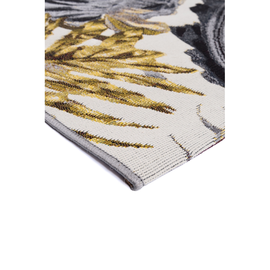 Covor exterior CAPPUCCINO 120x180 cm, auriu/gri