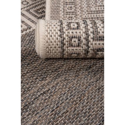 Covor exterior EXPRESS NEW OUTDOOR 120x160 cm gri/bej