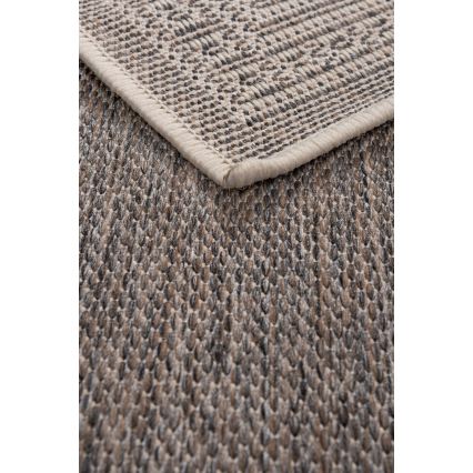 Covor exterior EXPRESS NEW OUTDOOR, 80 x 150 cm, gri/bej