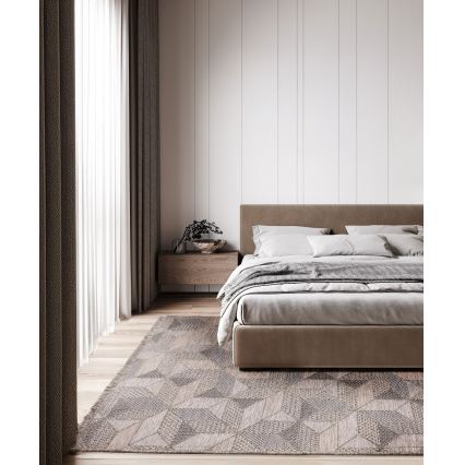 Covor exterior ORIA 120x170 cm gri/bej
