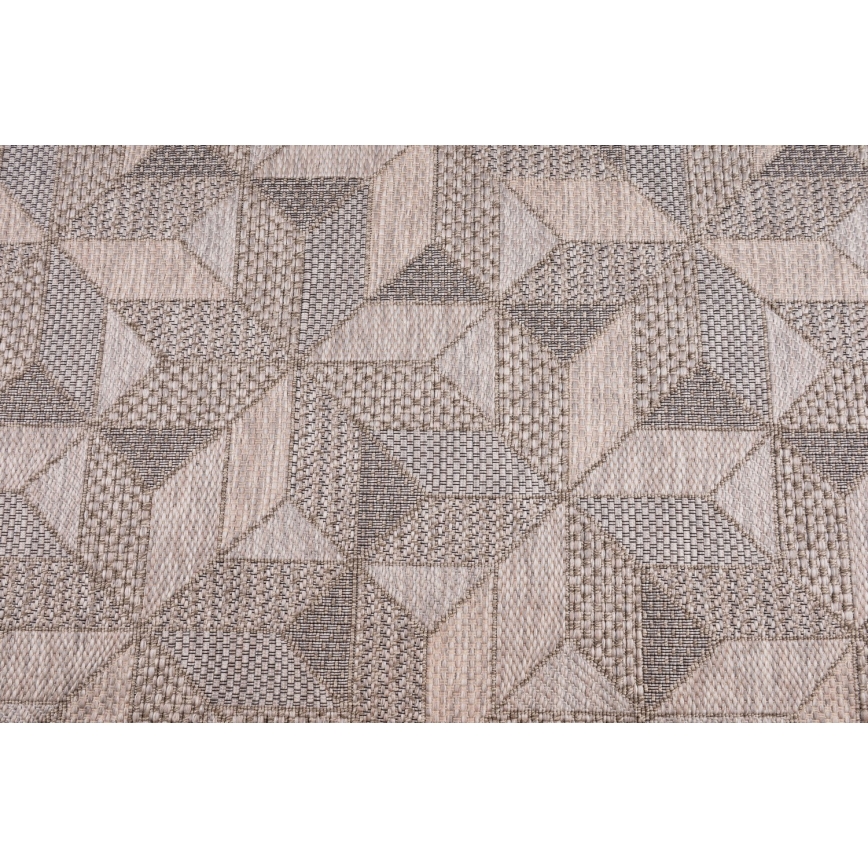 Covor exterior ORIA 120x170 cm gri/bej