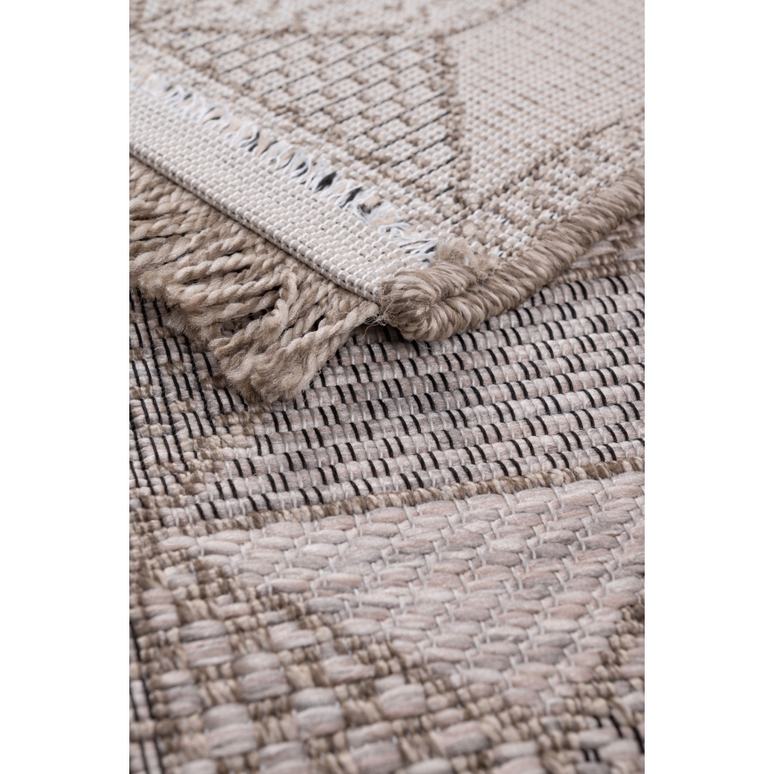 Covor exterior ORIA 160x220 cm, gri/bej