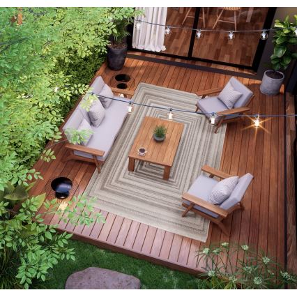 Covor exterior ORIA 200 x 280 cm, gri