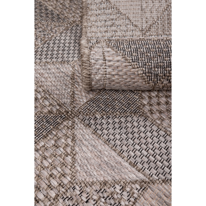Covor exterior ORIA 70 x 140 cm, gri/bej