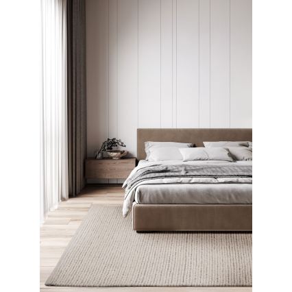 Covor FIR WOOL 120 x 170 cm, 2600 g/m2, crem/natural