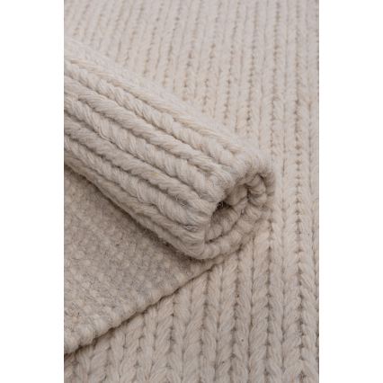 Covor FIR WOOL 160x230 cm, 2600 g/m2, crem/natural