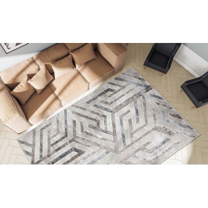 Covor GRECE, 120x170 cm, 2150 g/m2, bej/gri