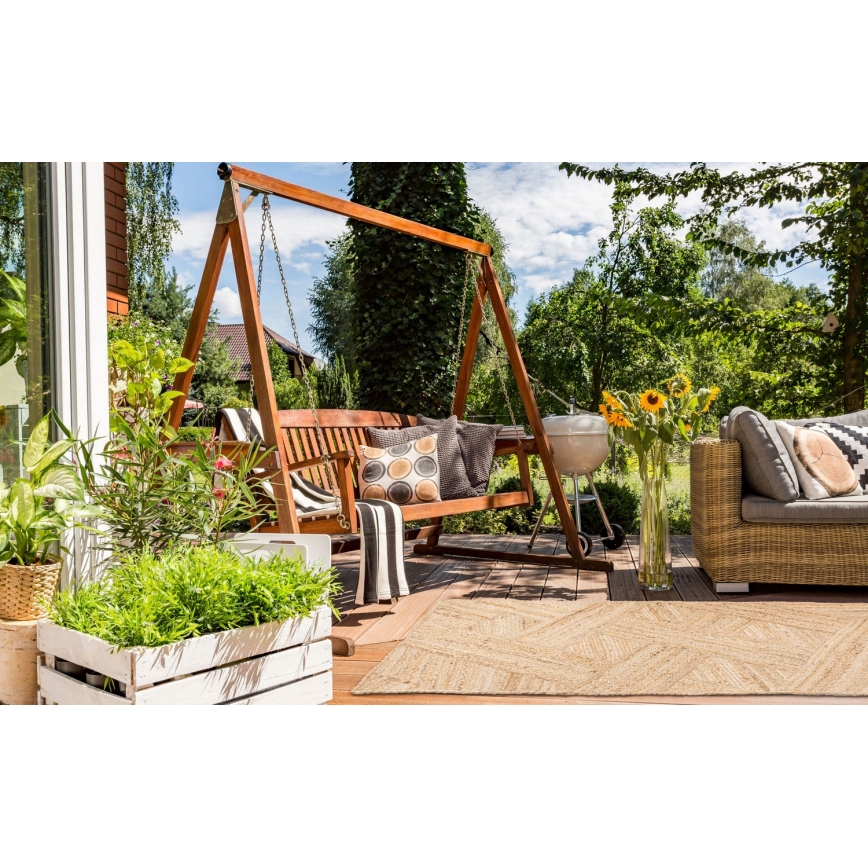 Covor JUTA 70 x 140 cm bej/natural