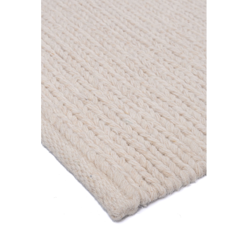Covor natural FIR WOOL, 120 x 170 cm, 2600 g/m², crem