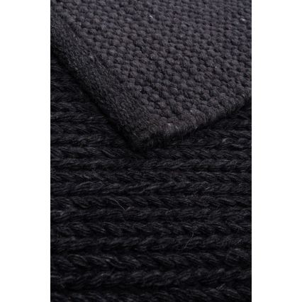 Covor natural FIR WOOL, 120x170 cm, 2600 g/m2, antracit
