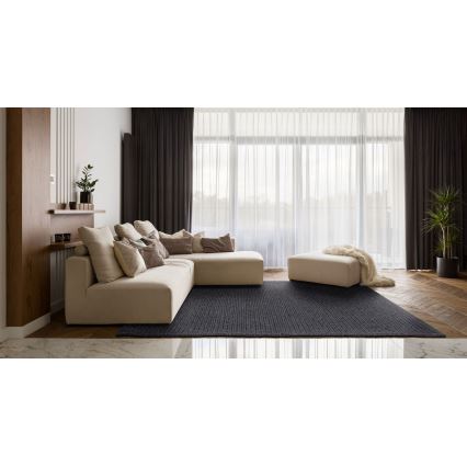 Covor natural FIR WOOL 160x230 cm 2600 g/m2 antracit