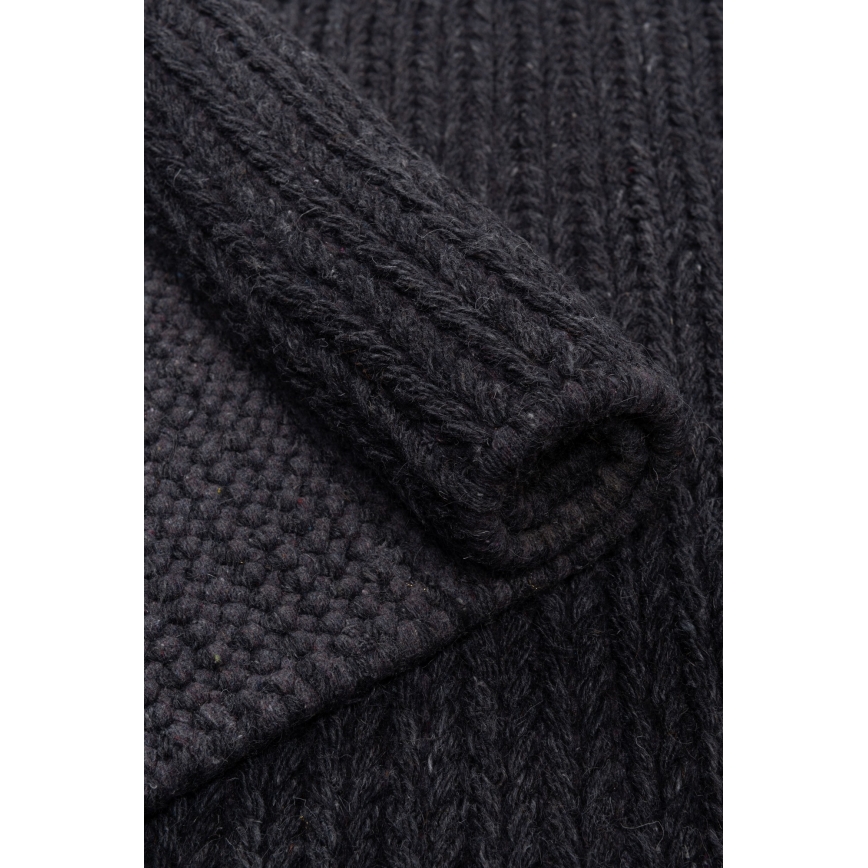 Covor natural FIR WOOL 160x230 cm 2600 g/m2 antracit