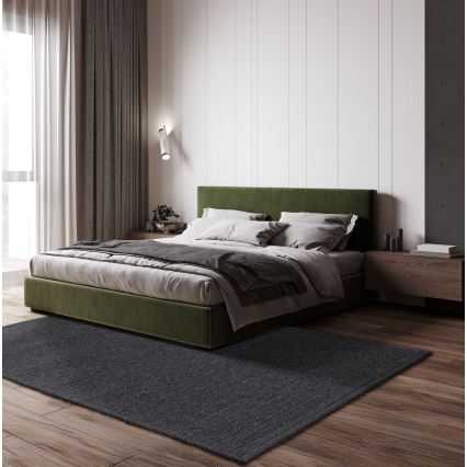 Covor natural FIR WOOL, 70 x 140 cm, 2600 g/m2, antracit