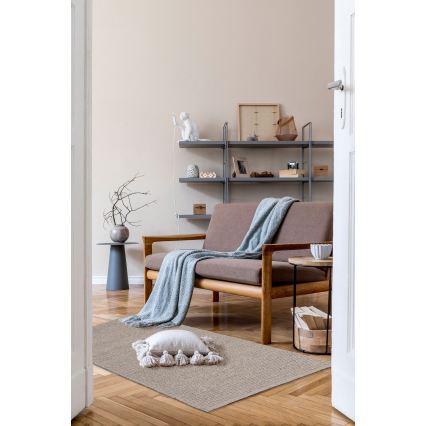 Covor natural FIR WOOL 70x140 cm, 2600 g/m2, bej