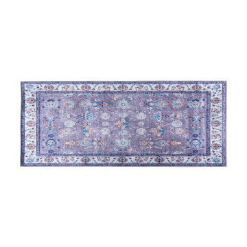 Covor oriental antiderapant PRINT SHINE 70 x 140 cm, albastru