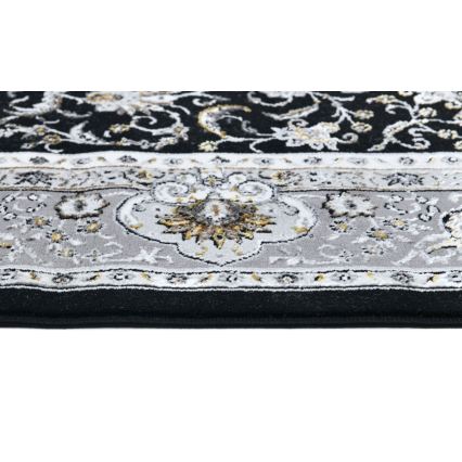 Covor oriental GRECE 120x170 cm 2150 g/m2 negru/gri/alb