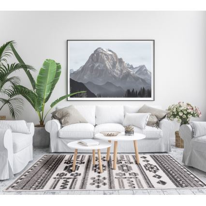 Covor oriental NEPAL 160 x 230 cm gri/alb