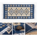 Covor oriental reversibil KILIM 80x150 cm albastru/bej