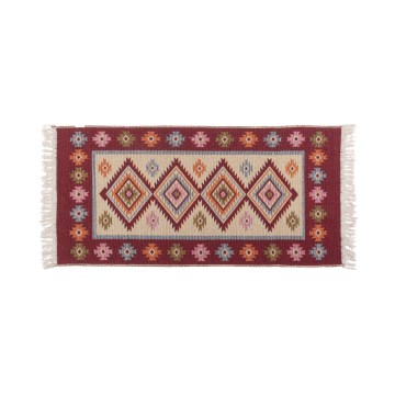 Covor oriental reversibil KILIM 80x150 cm roșu/bej