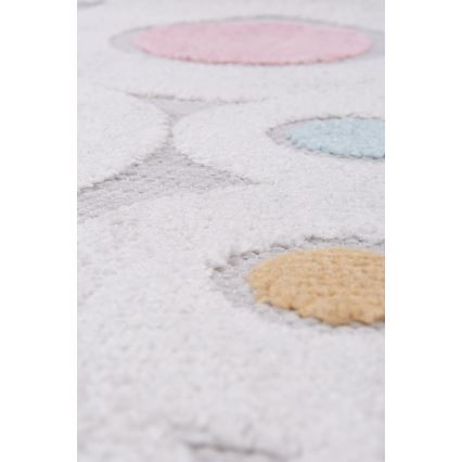 Covor pentru copii PIAR 120 x 170 cm multicolor/buline