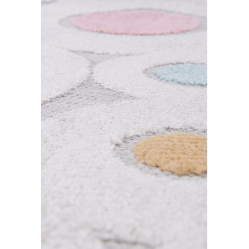 Covor pentru copii PIAR 120 x 170 cm multicolor/buline