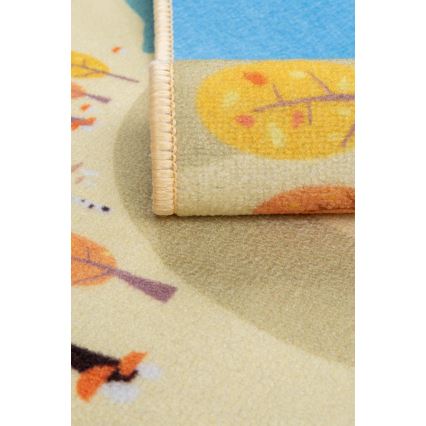 Covor pentru copii STELLA STREETS 100 x 150 cm, bej/oraș
