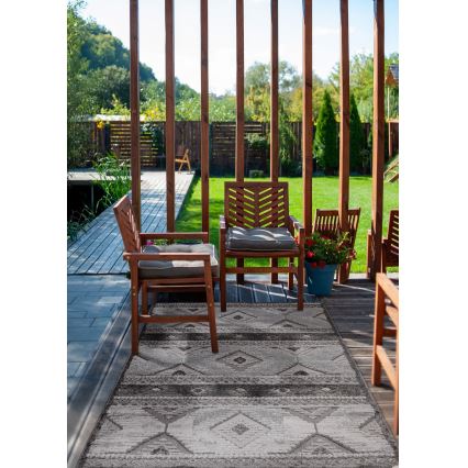 Covor pentru exterior CHIARA 120x170 cm, gri