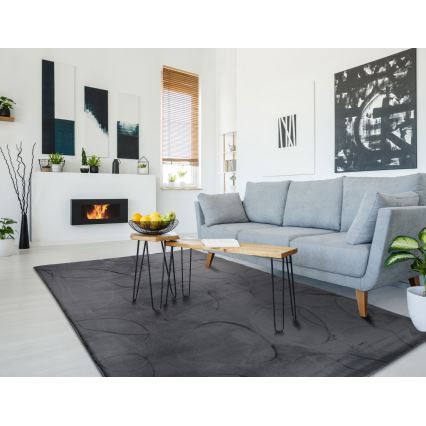 Covor RABBIT 3D 120 x 170 cm, antracit
