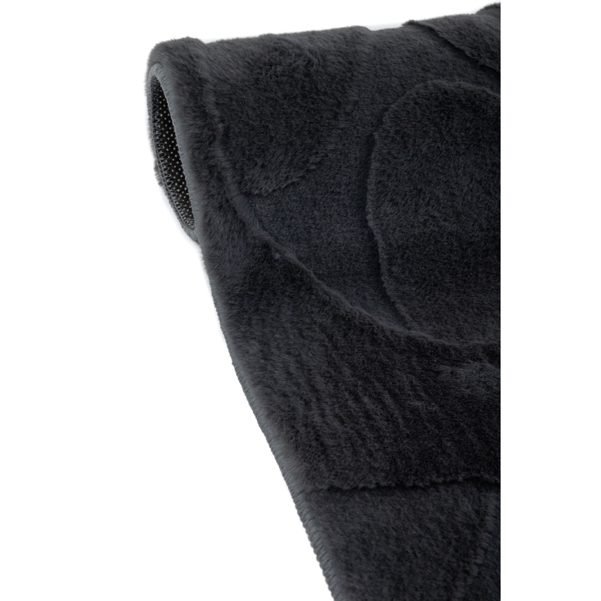 Covor RABBIT 3D 120 x 170 cm, antracit