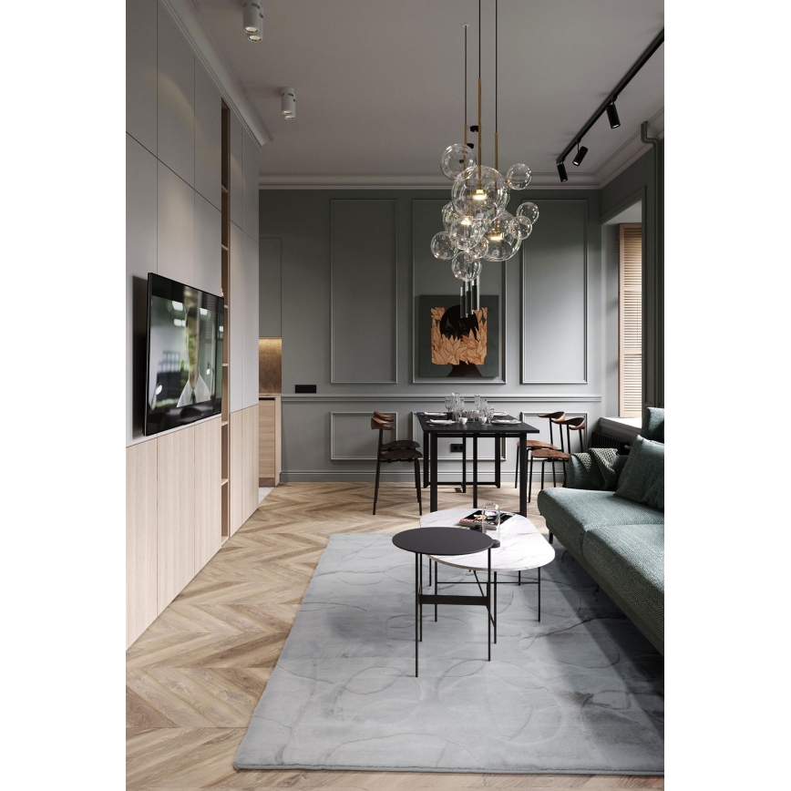 Covor RABBIT 3D, 120 x 170 cm, gri deschis