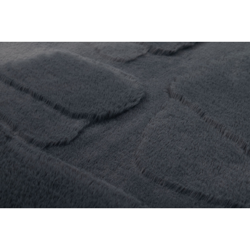 Covor RABBIT 3D, 160 x 230 cm, antracit