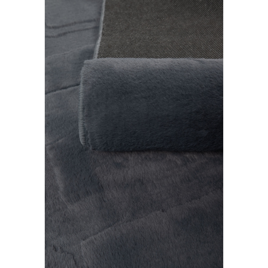Covor RABBIT 3D, 160 x 230 cm, antracit