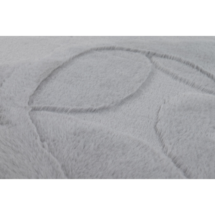 Covor RABBIT 3D 160 x 230 cm gri deschis