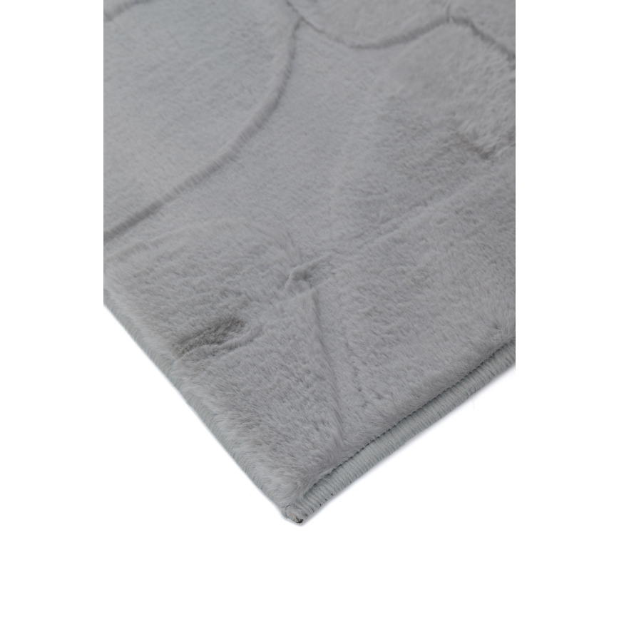 Covor RABBIT 3D 160 x 230 cm gri deschis