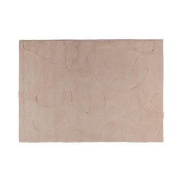 Covor RABBIT 3D, 80 x 150 cm, bej