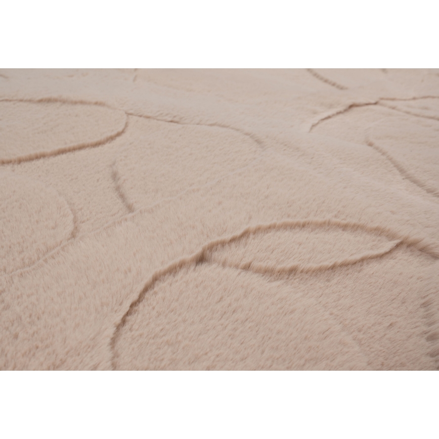 Covor RABBIT 3D, 80 x 150 cm, bej
