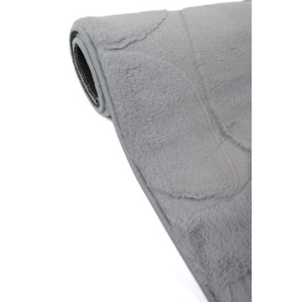 Covor RABBIT 3D 80x150 cm gri deschis
