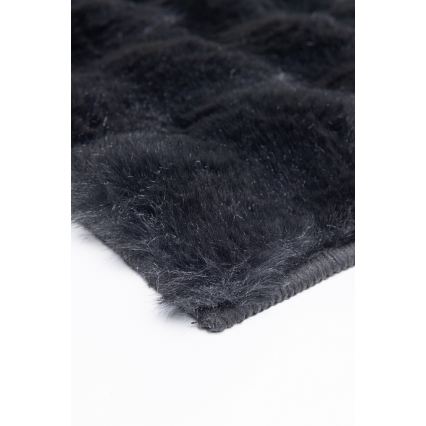 Covor RABBIT BUBBLE 120 x 170 cm, negru