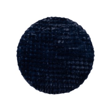 Covor RABBIT BUBBLE, 160 cm, bleumarin închis
