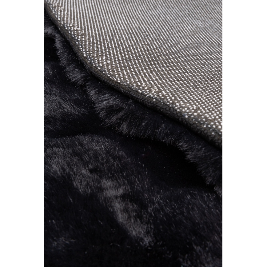 Covor RABBIT BUBBLE 160 cm, negru