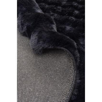Covor RABBIT BUBBLE 160 cm, negru