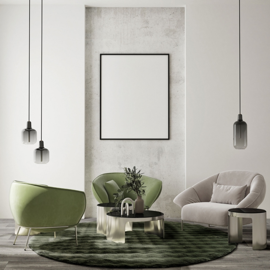 Covor RABBIT BUBBLE, 160 cm, verde