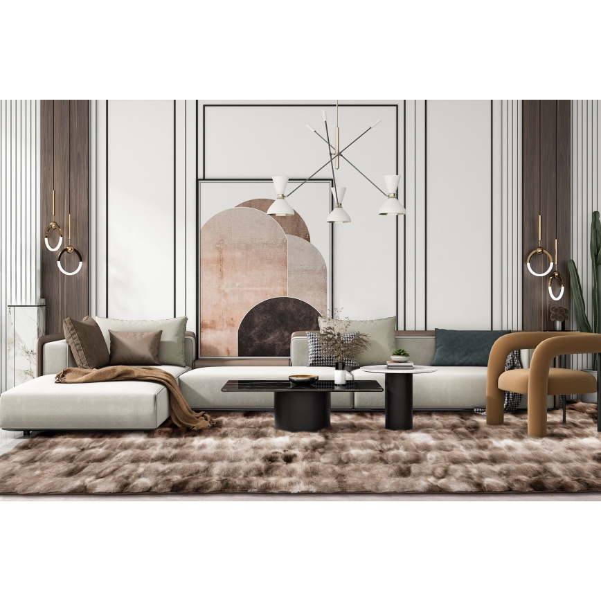 Covor RABBIT BUBBLE 160x230 cm maro